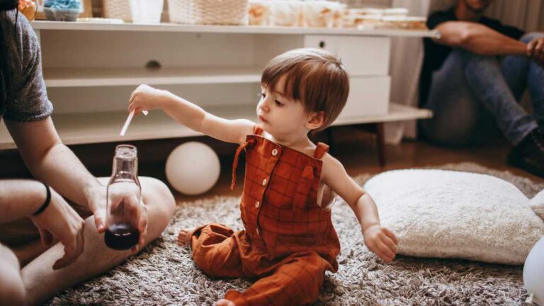 Is my 18-month-old behind sensory play toddler development skills at home